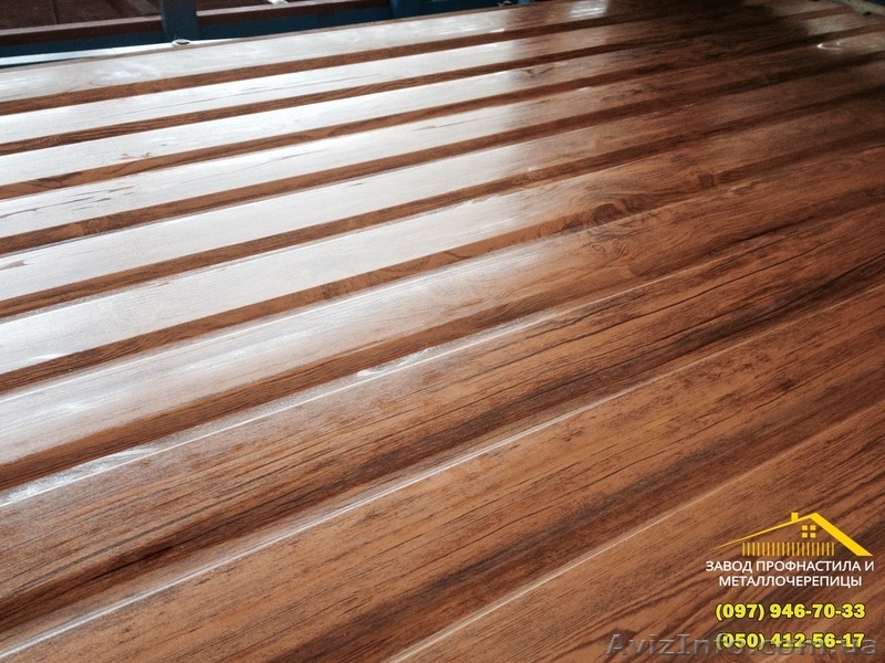 Забор из профнастила под камень, дерево, купить профлист под ДЕРЕВО - <ro>Изображение</ro><ru>Изображение</ru> #1, <ru>Объявление</ru> #1384086