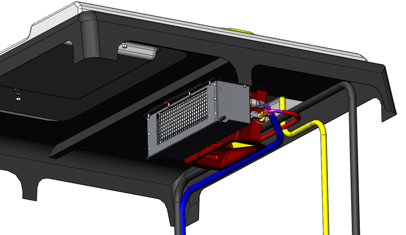Кондиціонер для трактора МТЗ з наддаховим конденсатором - <ro>Изображение</ro><ru>Изображение</ru> #8, <ru>Объявление</ru> #1657233