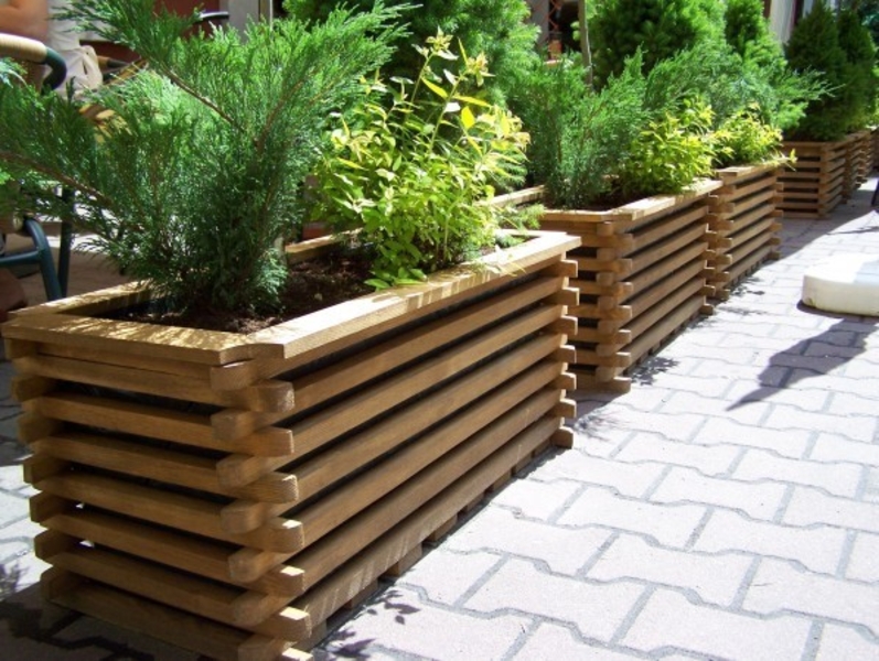 Деревянные кашпо. Клумбы. Ящики для цветов из дерева. Дерев'яні кашпо. - <ro>Изображение</ro><ru>Изображение</ru> #5, <ru>Объявление</ru> #1674322