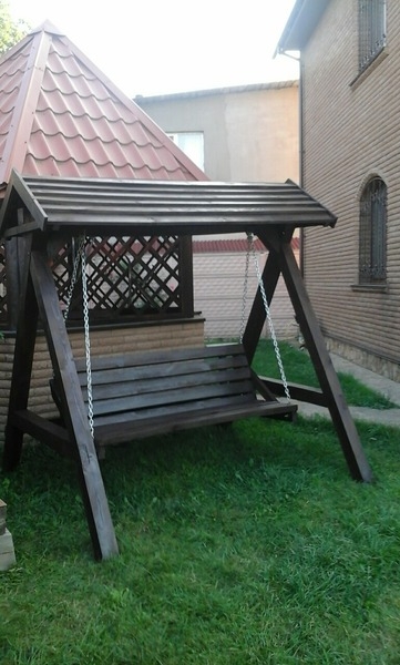 Качель садовая. Дачная качель из дерева. Гойдалка. Гойдалка садова. - <ro>Изображение</ro><ru>Изображение</ru> #3, <ru>Объявление</ru> #1674323