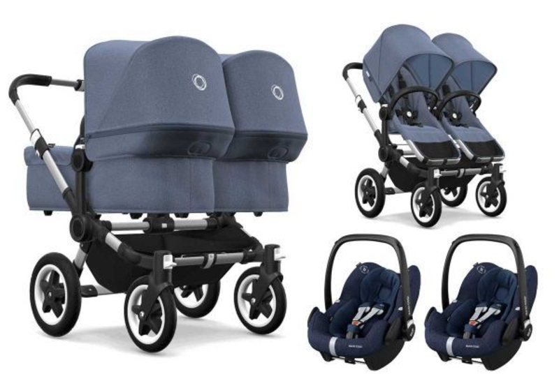 Bugaboo Donkey 2 Twin с Maxi-Cosi CabrioFix - <ro>Изображение</ro><ru>Изображение</ru> #4, <ru>Объявление</ru> #1676477
