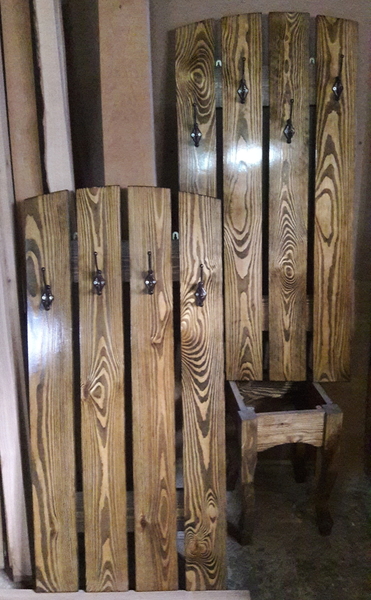 Вешолка настенная с натурального дерева. - <ro>Изображение</ro><ru>Изображение</ru> #4, <ru>Объявление</ru> #1686594