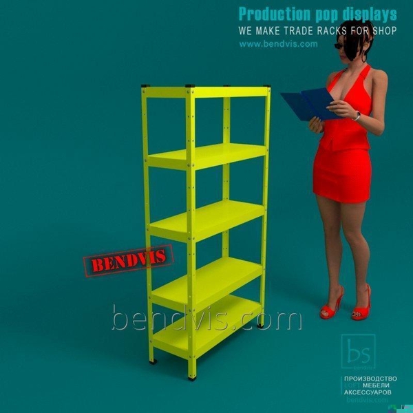 Стелажі торгово-складські з 5 переставними полками 1500*500*300мм - <ro>Изображение</ro><ru>Изображение</ru> #4, <ru>Объявление</ru> #1686597