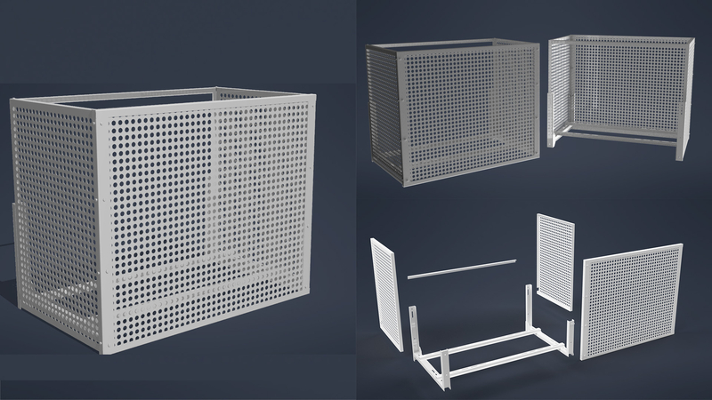 Кронштейн корзина для кондиционера. - <ro>Изображение</ro><ru>Изображение</ru> #2, <ru>Объявление</ru> #1688461