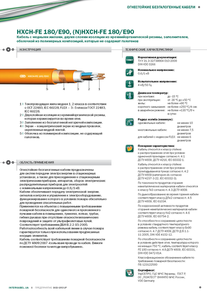 Кабель HXH-FE 180/E90, (N)HXH-FE 180/E90 «Интеркабель Киев»™ - <ro>Изображение</ro><ru>Изображение</ru> #1, <ru>Объявление</ru> #1688711