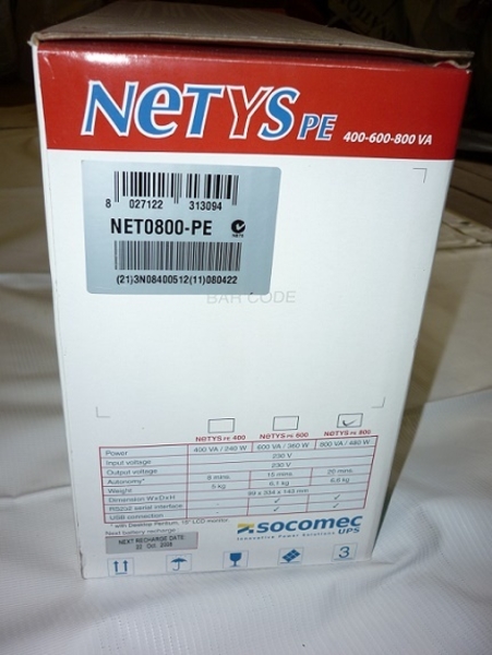 Источник беспepебойного питания Socomec - <ro>Изображение</ro><ru>Изображение</ru> #2, <ru>Объявление</ru> #1698036