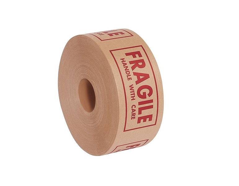 Екологически чистый бумажный скотч 48 мм х 50 м Fragile (осторожно хрупкое) - <ro>Изображение</ro><ru>Изображение</ru> #4, <ru>Объявление</ru> #1702991