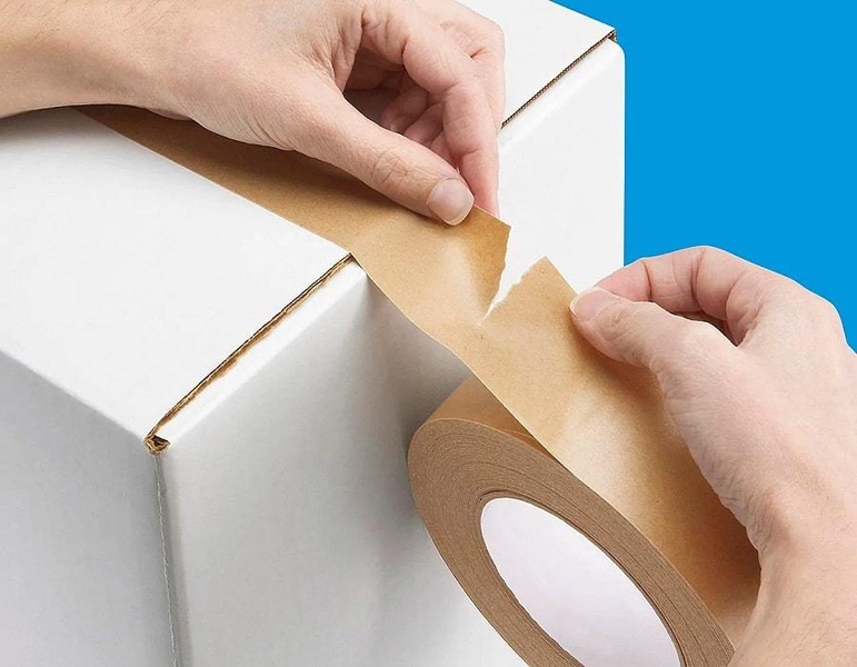 Екологически чистый бумажный скотч 48 мм х 50 м, Viskom - <ro>Изображение</ro><ru>Изображение</ru> #2, <ru>Объявление</ru> #1702988