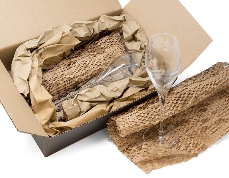 Cотовая крафт-бумага 42 см х 100 м PaperPack в рулоне  - <ro>Изображение</ro><ru>Изображение</ru> #3, <ru>Объявление</ru> #1705698