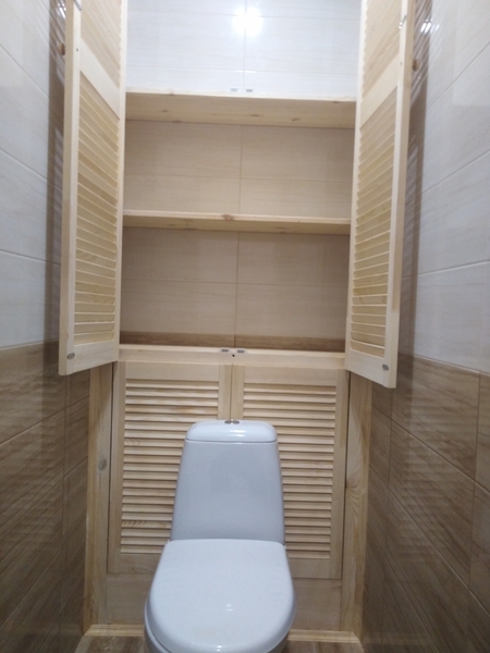 шкаф в туалет с закрытыем стояковых труб  - <ro>Изображение</ro><ru>Изображение</ru> #8, <ru>Объявление</ru> #1511173