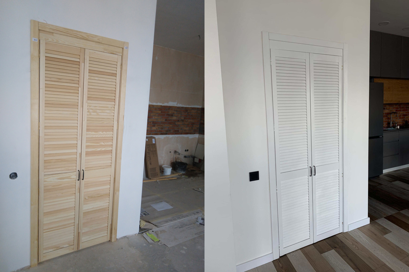 Встроенный шкаф из жалюзийных дверей - <ro>Изображение</ro><ru>Изображение</ru> #10, <ru>Объявление</ru> #1610107