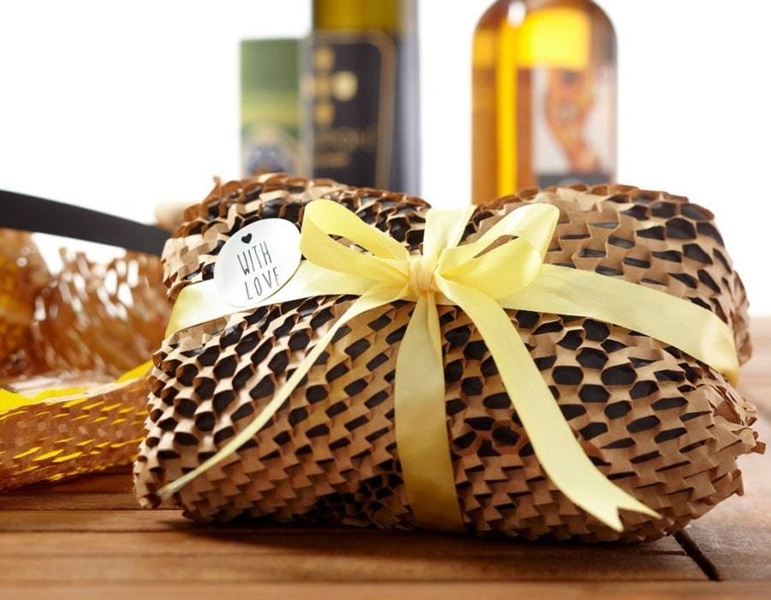 Cотовая крафт-бумага 42 см х 250 м PaperPack, коричневая в рулоне - <ro>Изображение</ro><ru>Изображение</ru> #5, <ru>Объявление</ru> #1705697