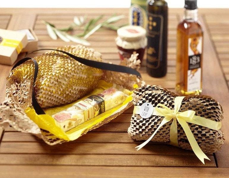 Крафт-бумага упаковочная 50 см х 100 м PaperPack, сотовая перфорированная бумага - <ro>Изображение</ro><ru>Изображение</ru> #5, <ru>Объявление</ru> #1705696