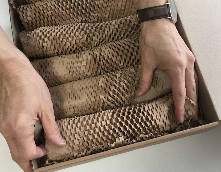 Cотовая крафт-бумага 42 см х 100 м PaperPack в рулоне  - <ro>Изображение</ro><ru>Изображение</ru> #10, <ru>Объявление</ru> #1705698