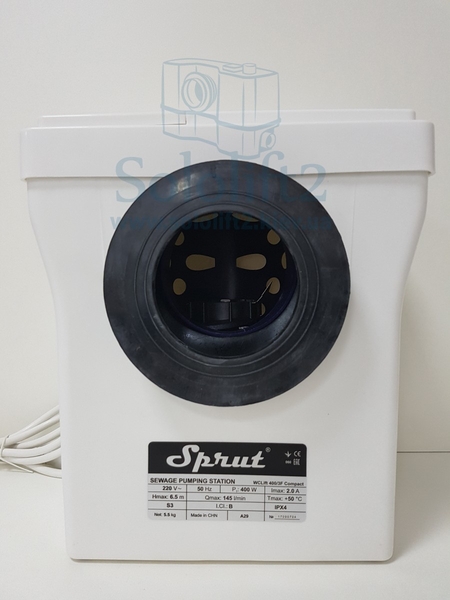 Канализационная установка Sprut WCLift 400/3F Compact - <ro>Изображение</ro><ru>Изображение</ru> #4, <ru>Объявление</ru> #1707561