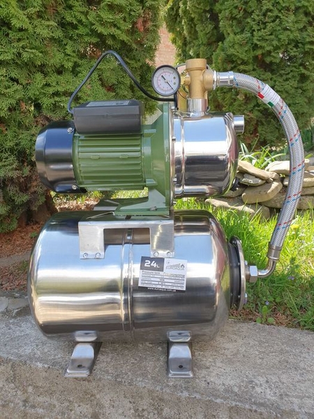 Насосная Станция нержавейка 24л 1,5 Киловата Польская Гидрофор - <ro>Изображение</ro><ru>Изображение</ru> #3, <ru>Объявление</ru> #1710614