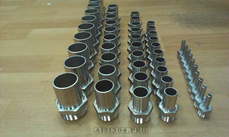 Штуцер шланговый нержавеющий Ду 15*13 мм (1/2) AISI 304 - <ro>Изображение</ro><ru>Изображение</ru> #5, <ru>Объявление</ru> #1712956