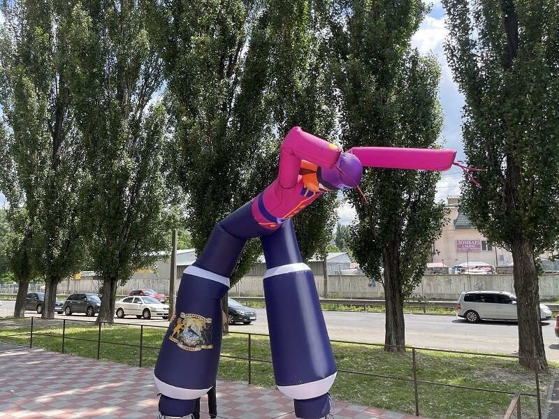 Зазывала надувной человечек реклама - <ro>Изображение</ro><ru>Изображение</ru> #7, <ru>Объявление</ru> #1712474