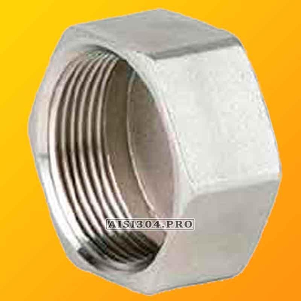 Заглушка нержавеющая с внутренней резьбой Ду 15 (1/2) AISI 304 - <ro>Изображение</ro><ru>Изображение</ru> #1, <ru>Объявление</ru> #1714053