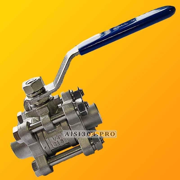 Кран нержавеющий приварной разборной Ду 15 (1/2) AISI 304 - <ro>Изображение</ro><ru>Изображение</ru> #1, <ru>Объявление</ru> #1716187