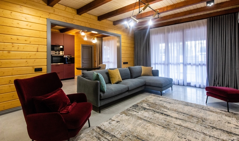 Продажа сруба 365 м2 в стиле Шале кг GoldFish Лебедевка Без комиссии % - <ro>Изображение</ro><ru>Изображение</ru> #4, <ru>Объявление</ru> #1717072