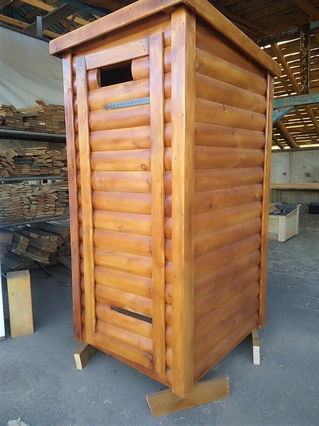 Дачный туалет. Деревянный туалет. Душ туалет из дерева. Туалет на дачу.  - <ro>Изображение</ro><ru>Изображение</ru> #4, <ru>Объявление</ru> #1718120