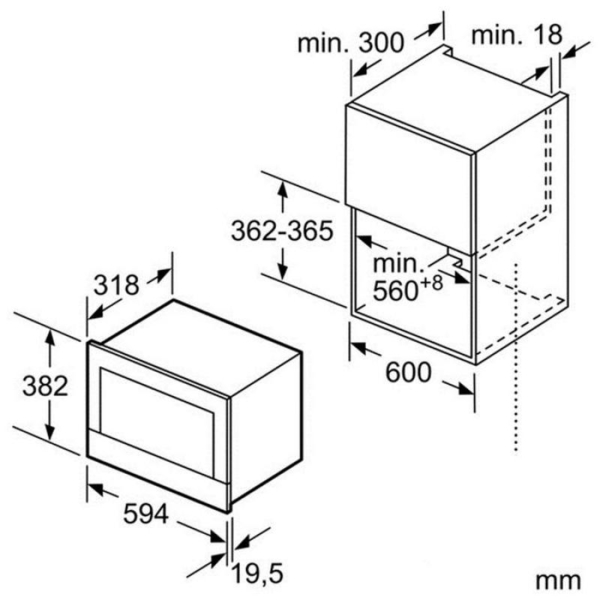 Мікрохвильова піч Bosch BFR 634 GS1 (BFR634GS1) - <ro>Изображение</ro><ru>Изображение</ru> #3, <ru>Объявление</ru> #1719392