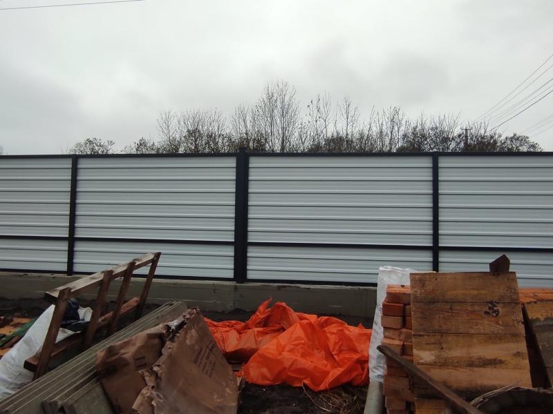 Забор из профнастила. Строительство заборов. Белая Церковь - <ro>Изображение</ro><ru>Изображение</ru> #4, <ru>Объявление</ru> #1720222