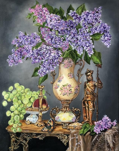 Купить картину маслом натюрморт Сирень - <ro>Изображение</ro><ru>Изображение</ru> #4, <ru>Объявление</ru> #1720363