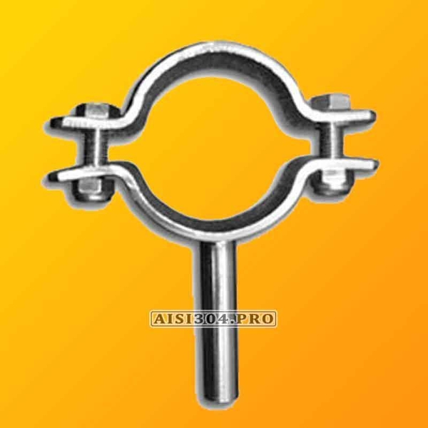 Хомут нержавеющий на ножке Dn 50 AISI 304 DIN 11850 - <ro>Изображение</ro><ru>Изображение</ru> #1, <ru>Объявление</ru> #1721379