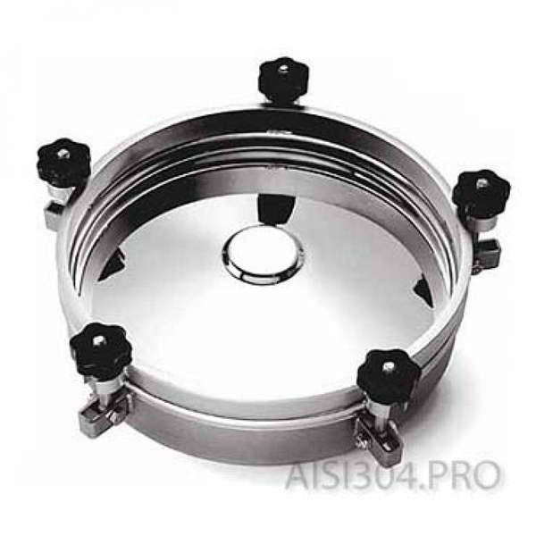 Люк нержавеющий под давление Dn 400 AISI 304 круглый - <ro>Изображение</ro><ru>Изображение</ru> #1, <ru>Объявление</ru> #1722479