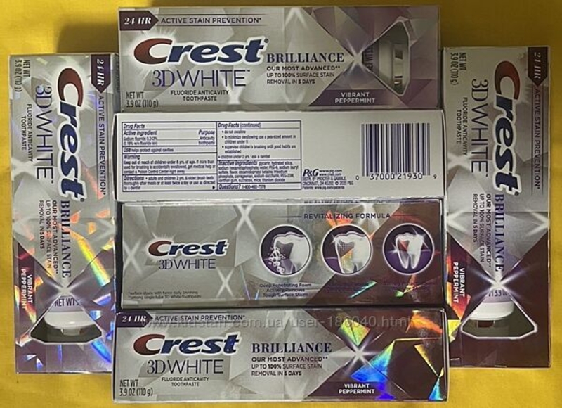 Crest Brilliance 3D Whitestrips полоски для отбеливания зубов Бриллиант-USA - <ro>Изображение</ro><ru>Изображение</ru> #7, <ru>Объявление</ru> #1721304