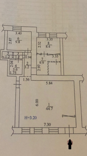 Аренда фасадного помещения 82м2 по ул. Сечевых Стрельцов 84 - <ro>Изображение</ro><ru>Изображение</ru> #6, <ru>Объявление</ru> #1726085