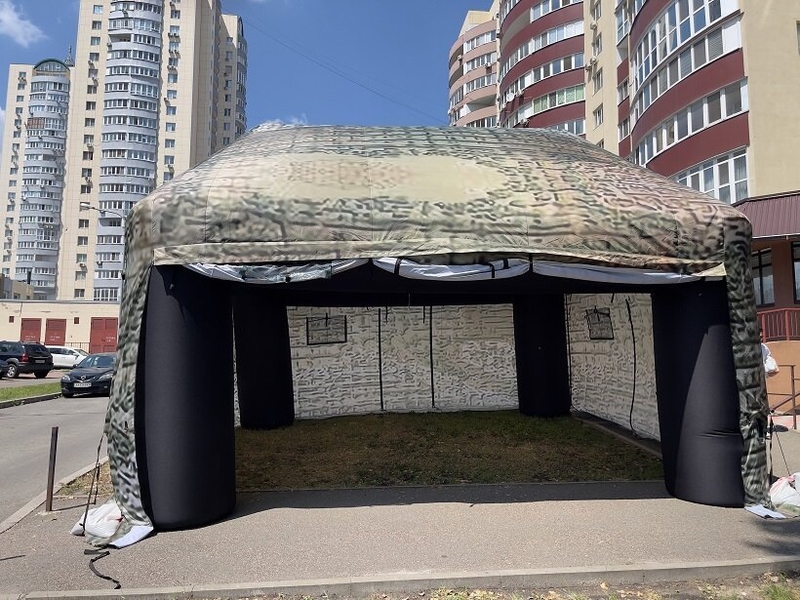 Військовий камуфляжний намет з вбудованою повітродувкою - <ro>Изображение</ro><ru>Изображение</ru> #4, <ru>Объявление</ru> #1726659