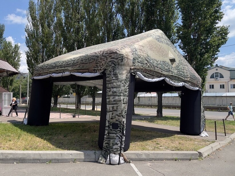 Військовий камуфляжний намет з вбудованою повітродувкою - <ro>Изображение</ro><ru>Изображение</ru> #7, <ru>Объявление</ru> #1726659