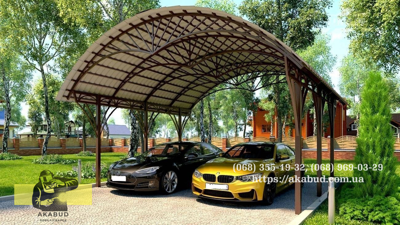 Навесы из профилированного поликарбоната. Ворота из профлиста - <ro>Изображение</ro><ru>Изображение</ru> #3, <ru>Объявление</ru> #1730633