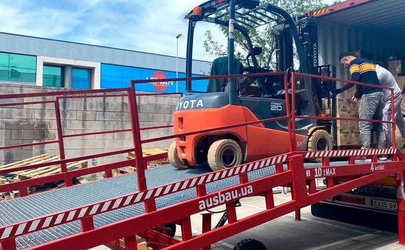 Пересувна навантажувальна рампа AUSBAU від виробника - <ro>Изображение</ro><ru>Изображение</ru> #2, <ru>Объявление</ru> #1470193