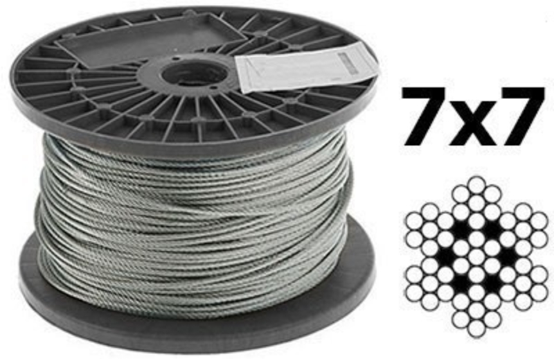Трос нержавіючий А2 7х7 5 мм - <ro>Изображение</ro><ru>Изображение</ru> #3, <ru>Объявление</ru> #1730241