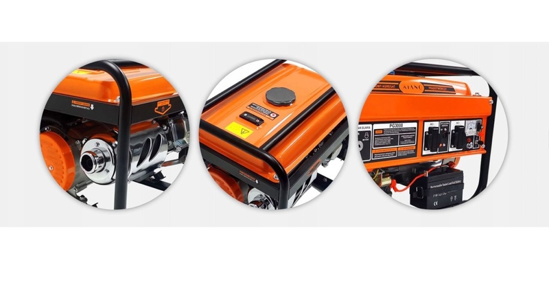 ХІТ! Бензиновий генератор Kiano PG3000 3 кВт 220B - <ro>Изображение</ro><ru>Изображение</ru> #4, <ru>Объявление</ru> #1732007