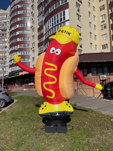 Хот дог надувной машущий - <ro>Изображение</ro><ru>Изображение</ru> #1, <ru>Объявление</ru> #1731777