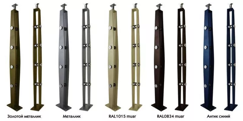 Балясина металева (стійка) огородження HR1014 ч/м - <ro>Изображение</ro><ru>Изображение</ru> #5, <ru>Объявление</ru> #1731227