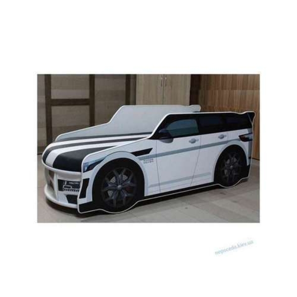 Кровать машинка джип Premium Q7 белая с матрасом - <ro>Изображение</ro><ru>Изображение</ru> #3, <ru>Объявление</ru> #1644408