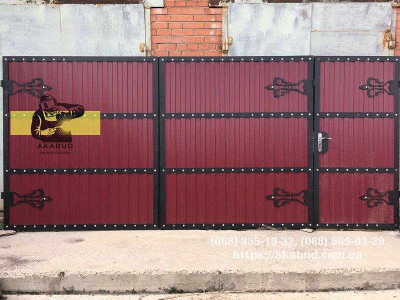 Ворота, паркани, перила, навіси, ангари. Встановлення воріт та огорож - <ro>Изображение</ro><ru>Изображение</ru> #3, <ru>Объявление</ru> #1731296