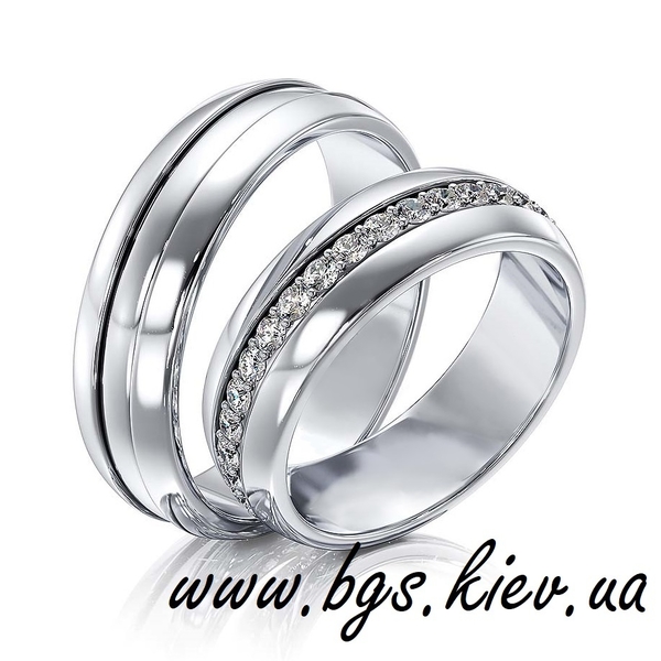 Парні обручки з білого золота під замовлення - <ro>Изображение</ro><ru>Изображение</ru> #4, <ru>Объявление</ru> #1732645