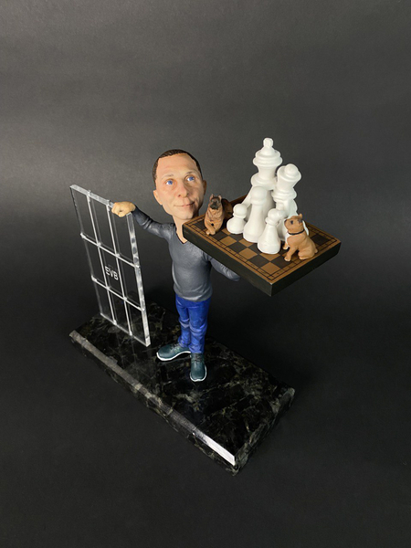 Шаржевая статуэтка эксклюзивный подарок по фото, шаржевых статуэток на заказ. - <ro>Изображение</ro><ru>Изображение</ru> #5, <ru>Объявление</ru> #1733776