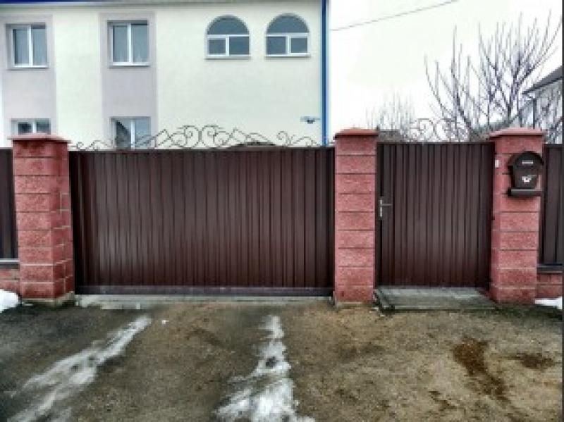 Забор из профнастила. Строительство заборов. Бeлая Церковь - <ro>Изображение</ro><ru>Изображение</ru> #1, <ru>Объявление</ru> #1735450