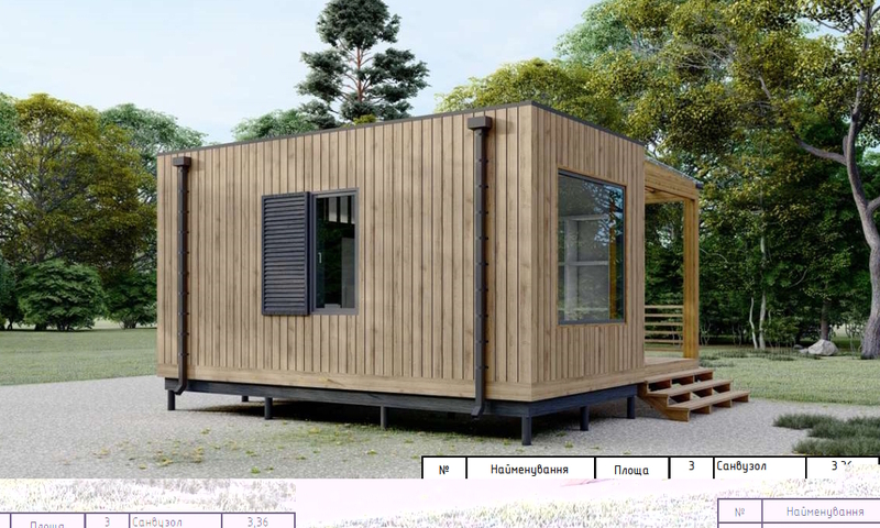 Модульный мини дом. Модульный дом под ключ. - <ro>Изображение</ro><ru>Изображение</ru> #1, <ru>Объявление</ru> #1736065