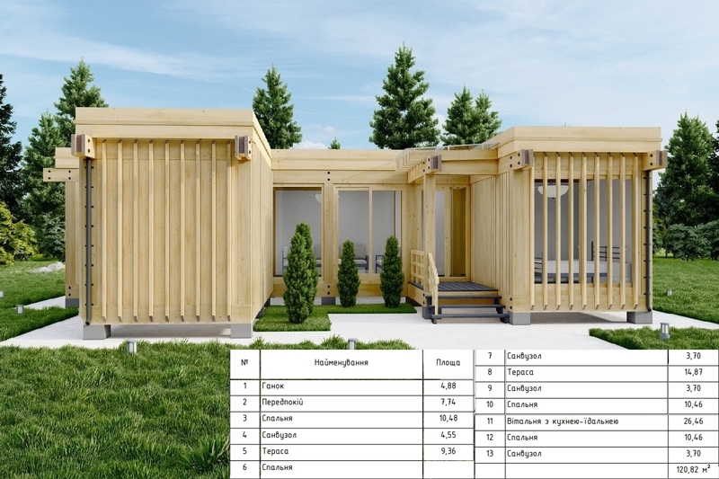 Збірний модульний будинок під ключ. Зростаючий будинок від виробника - <ro>Изображение</ro><ru>Изображение</ru> #1, <ru>Объявление</ru> #1736071