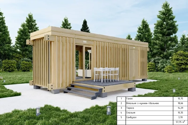 Збірний модульний будинок під ключ. Зростаючий будинок від виробника - <ro>Изображение</ro><ru>Изображение</ru> #3, <ru>Объявление</ru> #1736071