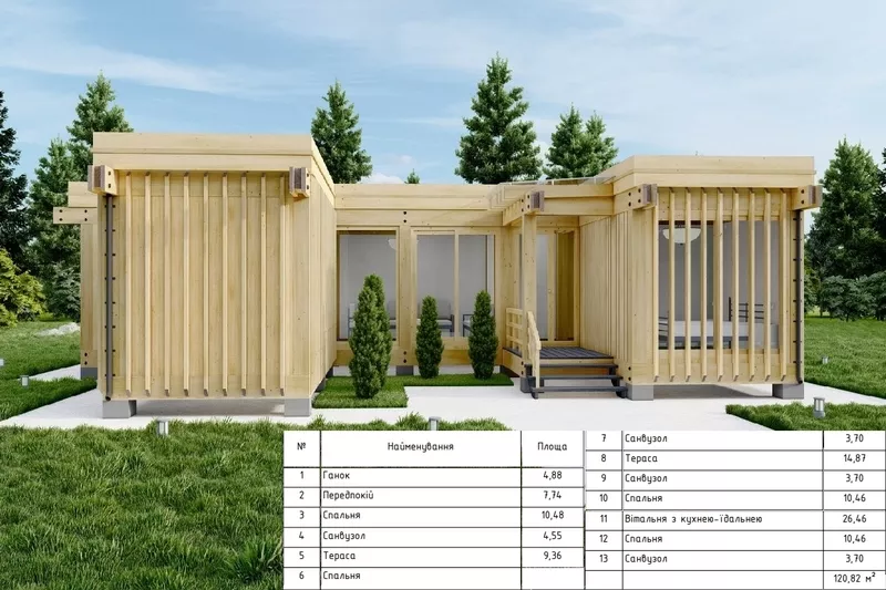 Сборный модульный дом под ключ. Растущий дом от производителя - <ro>Изображение</ro><ru>Изображение</ru> #5, <ru>Объявление</ru> #1736073